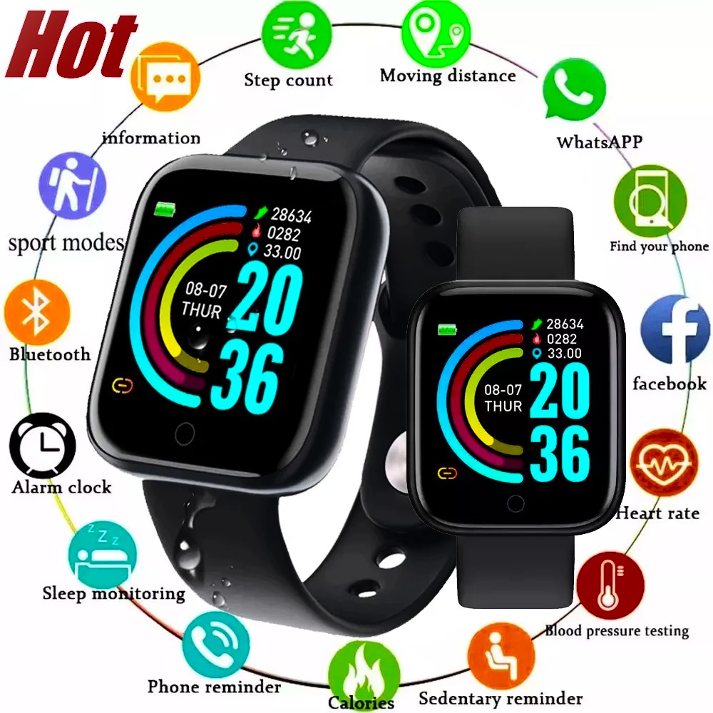 116 plus /Y68 Smart Bracelet Fitness tracker for men