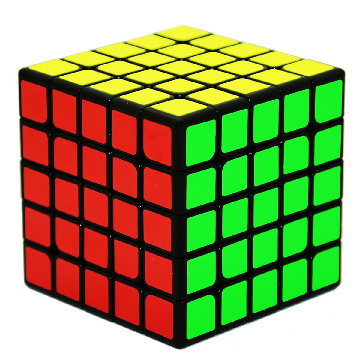 【happy one】Qiyi Wushuang 5*5*5 Speedcube 62mm 5Layer Magico Cubo Cubes 5x5x5 Classic