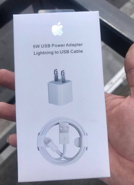 for iphone 5 watt charger (adapter with cable )  for iphone all model. 