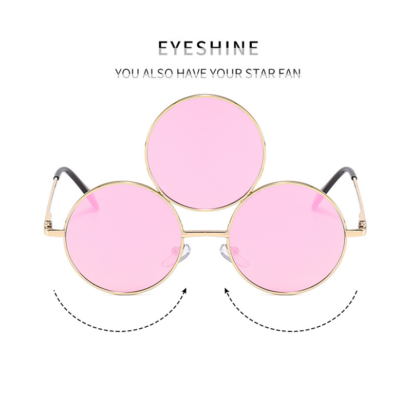 Third Eye Round Sunglasses Women/Men Holiday Sun Glasses Three Lenses Eyewear Shades UV400. 