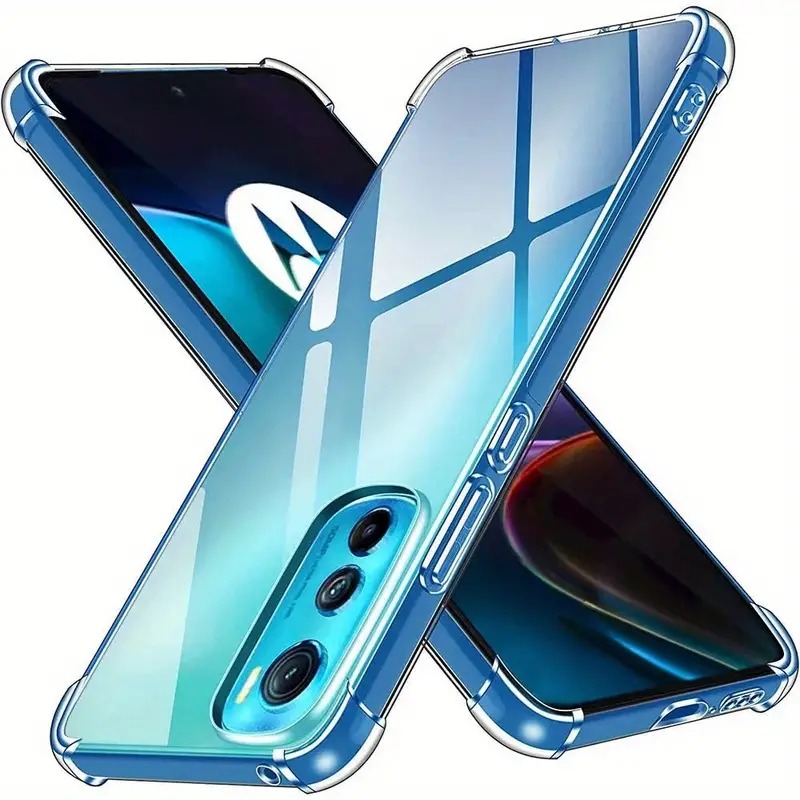 SEAHAI Clear Case for Motorola Moto G31 / Moto G41, [with Built-in