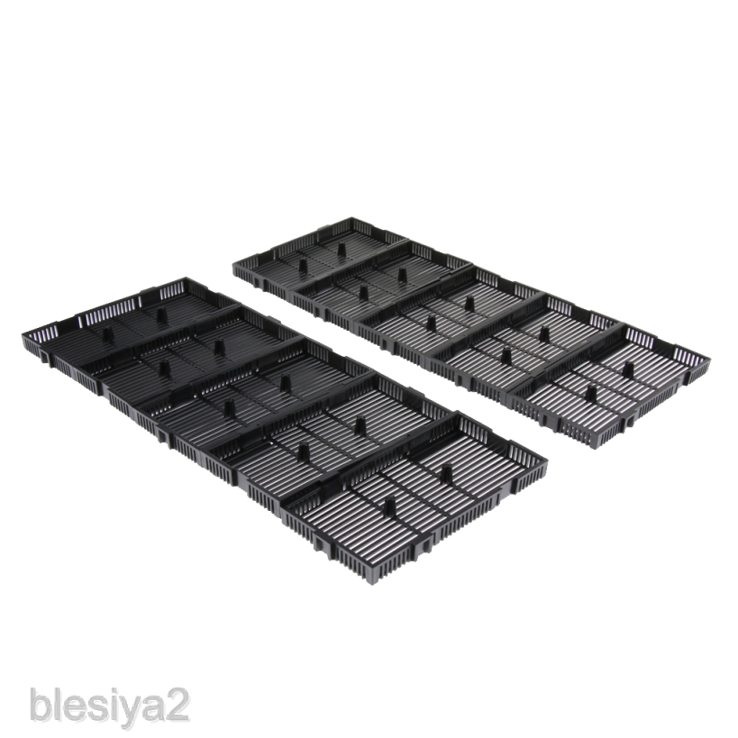10 Pcs Under Gravel Filter Undergravel Filteration for Fish Tank. 