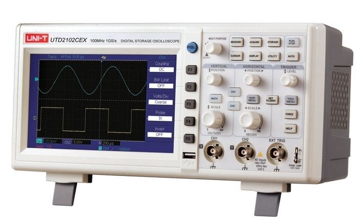 UNI-T 100MHz Digital Storage Oscilloscope Dual Channel UTD2102CEX - Kings Trading. 
