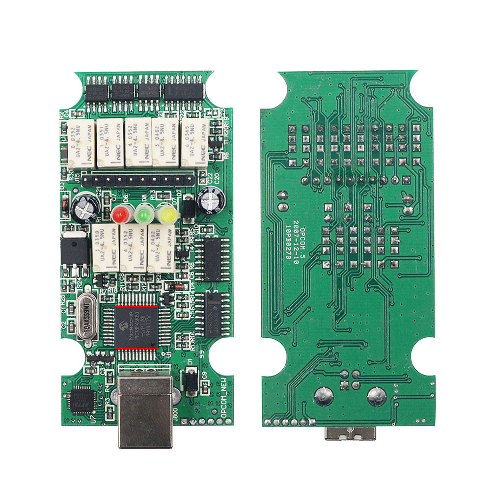 OPCOM V5 Flash Firmware Update Car Diagnostic Cable OPCOM Update PIC18F458 CAN BUS OBD2 Auto Tools. 