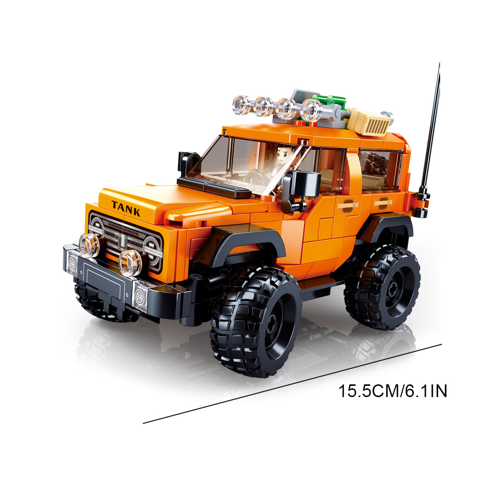 302pcs Sluban SUV Car Model Building Block Toys, Sport Utility Vehicle Model Creative DIY Toy Assembled Building Blocks Kit KankongAgu. 