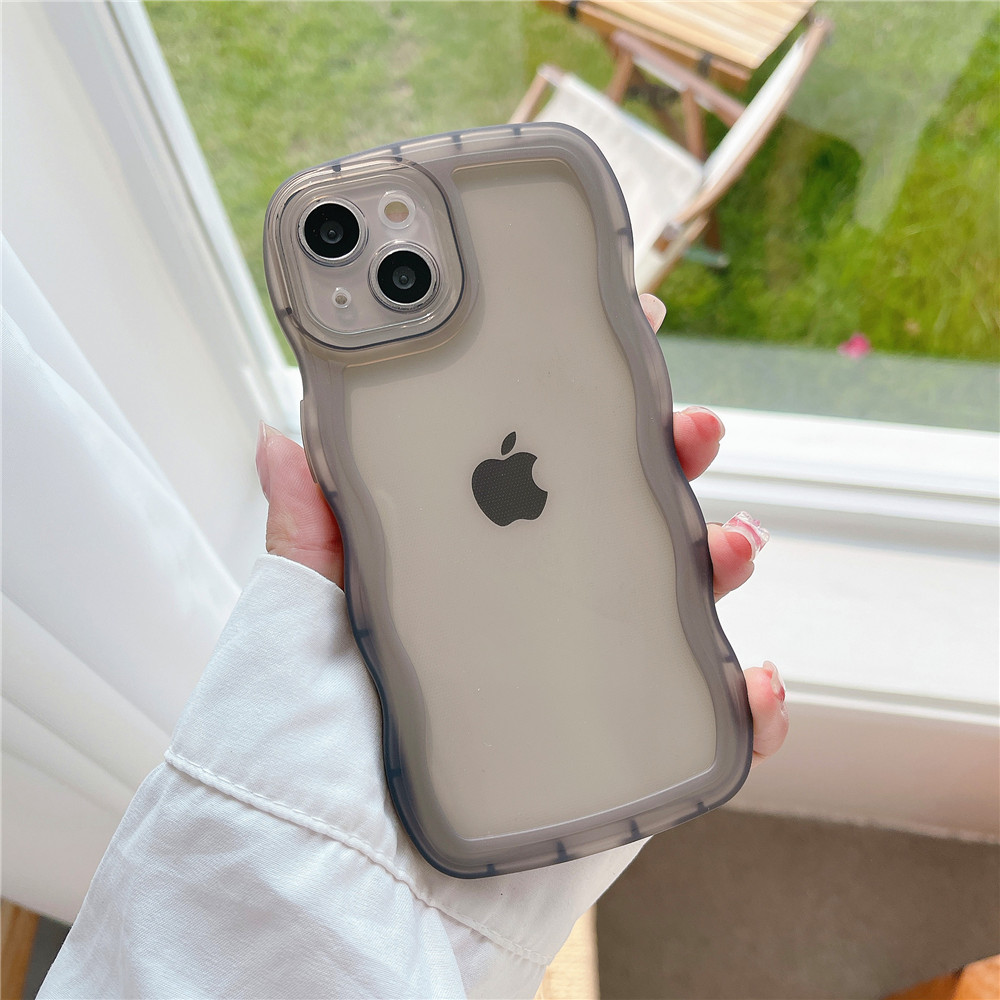 Case Clear Art Wave S Max Pro Maus 13 for iPhone 15 14 Pro Max X XR 7 8 Plx 11 Pro 12 Mini X Silicone Soft Back. 