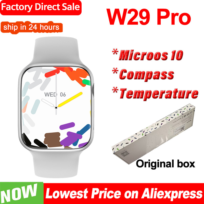 Microwear W29 Pro Microos 10 Smart Watch Men Smart Island Compass body temperature Series 9 NFC Game Bluetooth Call Smartwatch