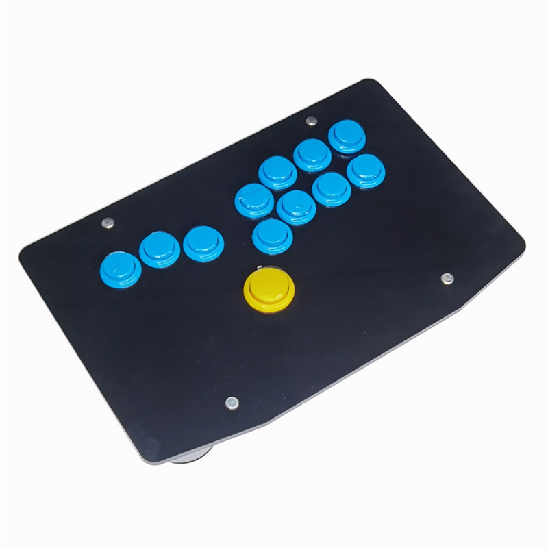 DIY Controller Full Button Arcade Fighting Stick Game Controller Style Joystick for //PC/SWITCH/Android, B Parts Accessories. 