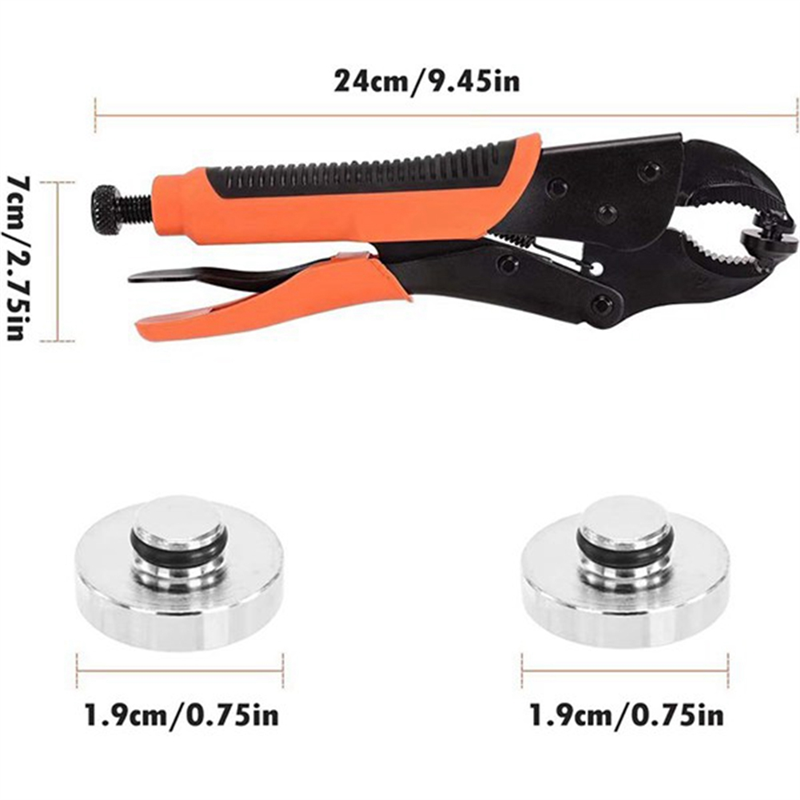 Heavy Duty Snap Fastener Tool,Snap Setter Tool Kit with 30 Sets, for Boat Cover, Snap Button with Portable Bag Durable Black. 