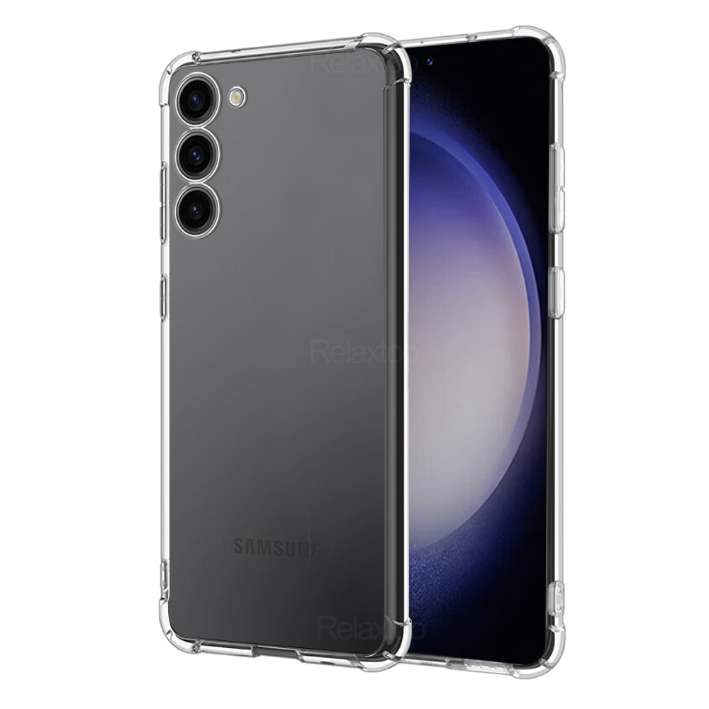 For Samsung Galaxy S23 FE 5G Anti Drop Phone Case Protector Cover Back Full Protective Shell for Samsung S23 FE Galaxy S23FE Case Soft Silicone Clear Cover Fully Cover Phone Case. 