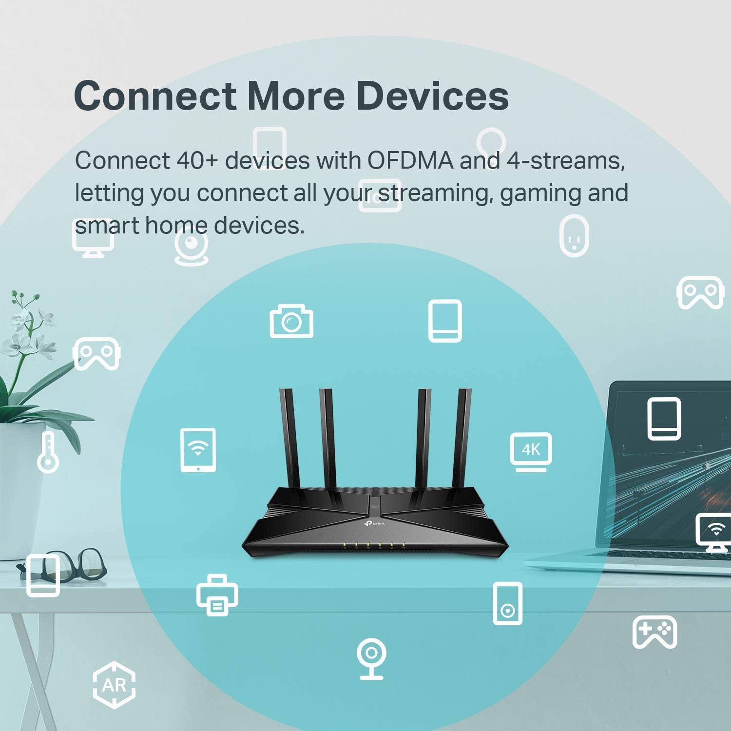 TP-Link Archer AX53 AX3000 Dual Band Gigabit Wi-Fi 6 Router. 