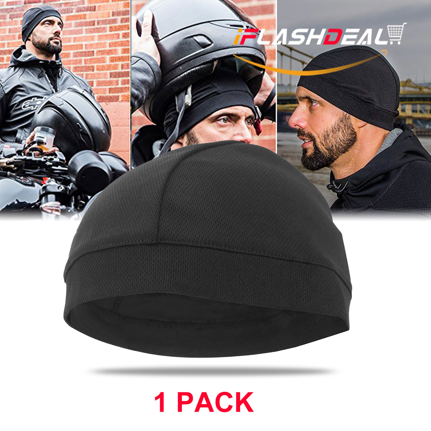 Motorcycle skull caps deals