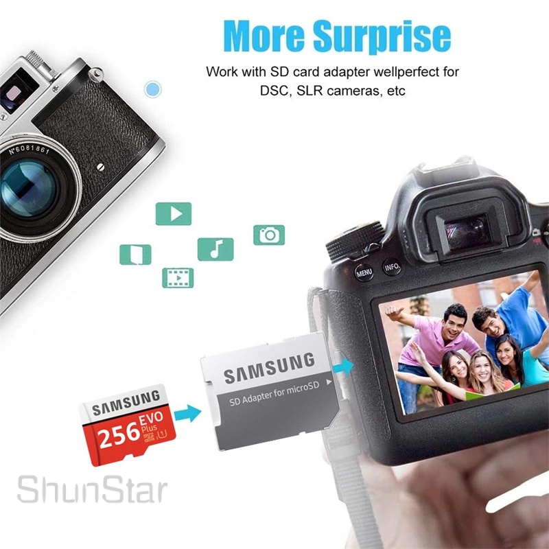 【Ready Stock+FREE Shipping+COD】Samsung Ultra Micro SDHC 32GB Class 10 UHS-I Memory Card SDSQUNR - NEW MODEL (Speed up to 100MBs). 