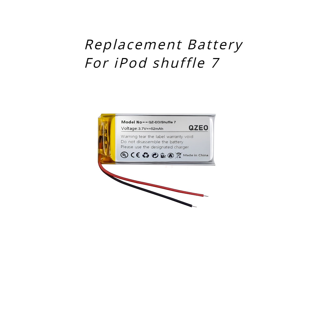 Replacement Battery For iPod Shuffle 1 2 3 4 5 6 7 1th 2th 3th 4th 5th 6th 616-0274 616-0278 A1112 A1373 A1204 A1271. 