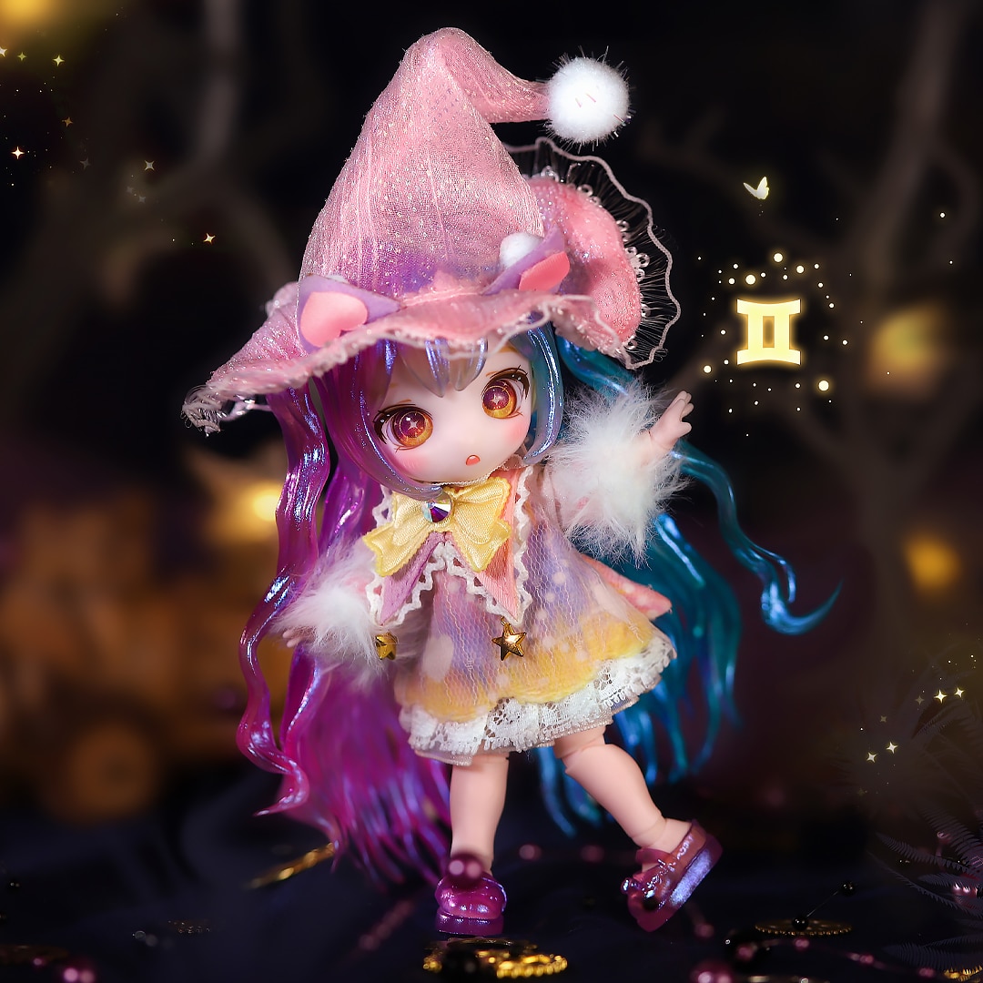DBS Dream Fairy BJD OB11 doll MAYTREE 13 ball joints of the main constellation series of cute animal collectible free stand SD. 