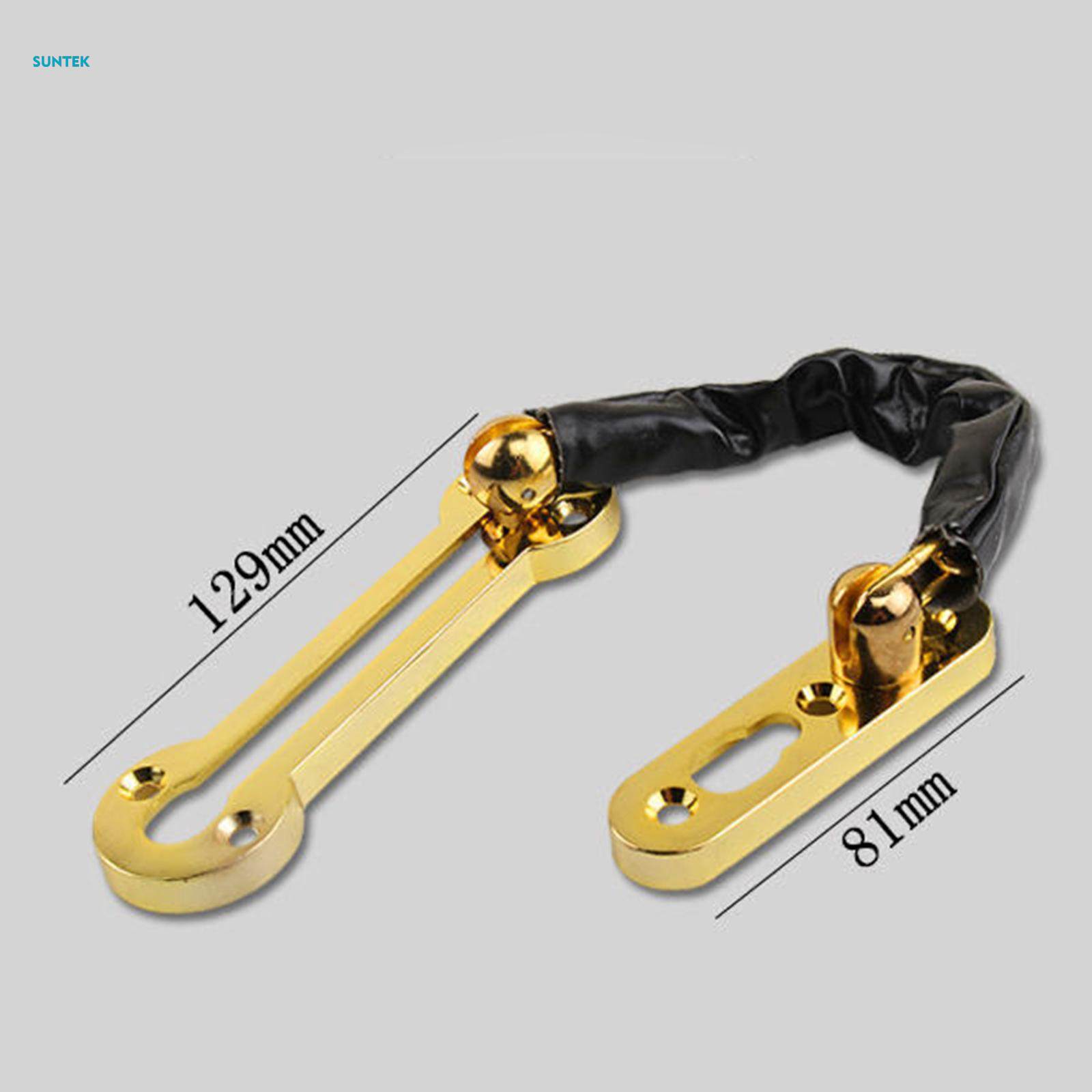 Stainless Door Chain Lock ,Chain , Door Mount ,Easy to Install, Heavy Duty Latch Lock for Inside Door Security Lock Safety Guard Chain. 