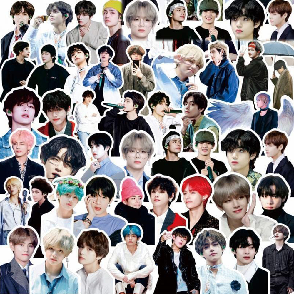 50 Pcs Set/ BTS V Kim Taehyung Solo Concept Stickers Set
