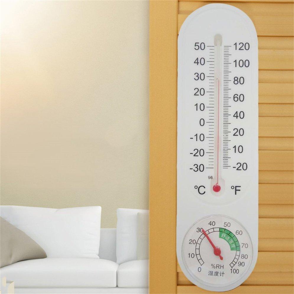 Yaju Analog Household Thermometer, Hygrometer Wallmounted Tester