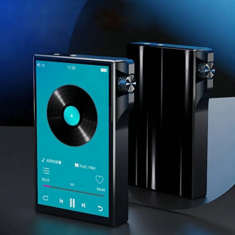 Original Q8 HiFi Player, Yophoon Lossless MP3 Bluetooth Music Player 4 Inch Touch Screen DSD256 24Bit 192kHz. 