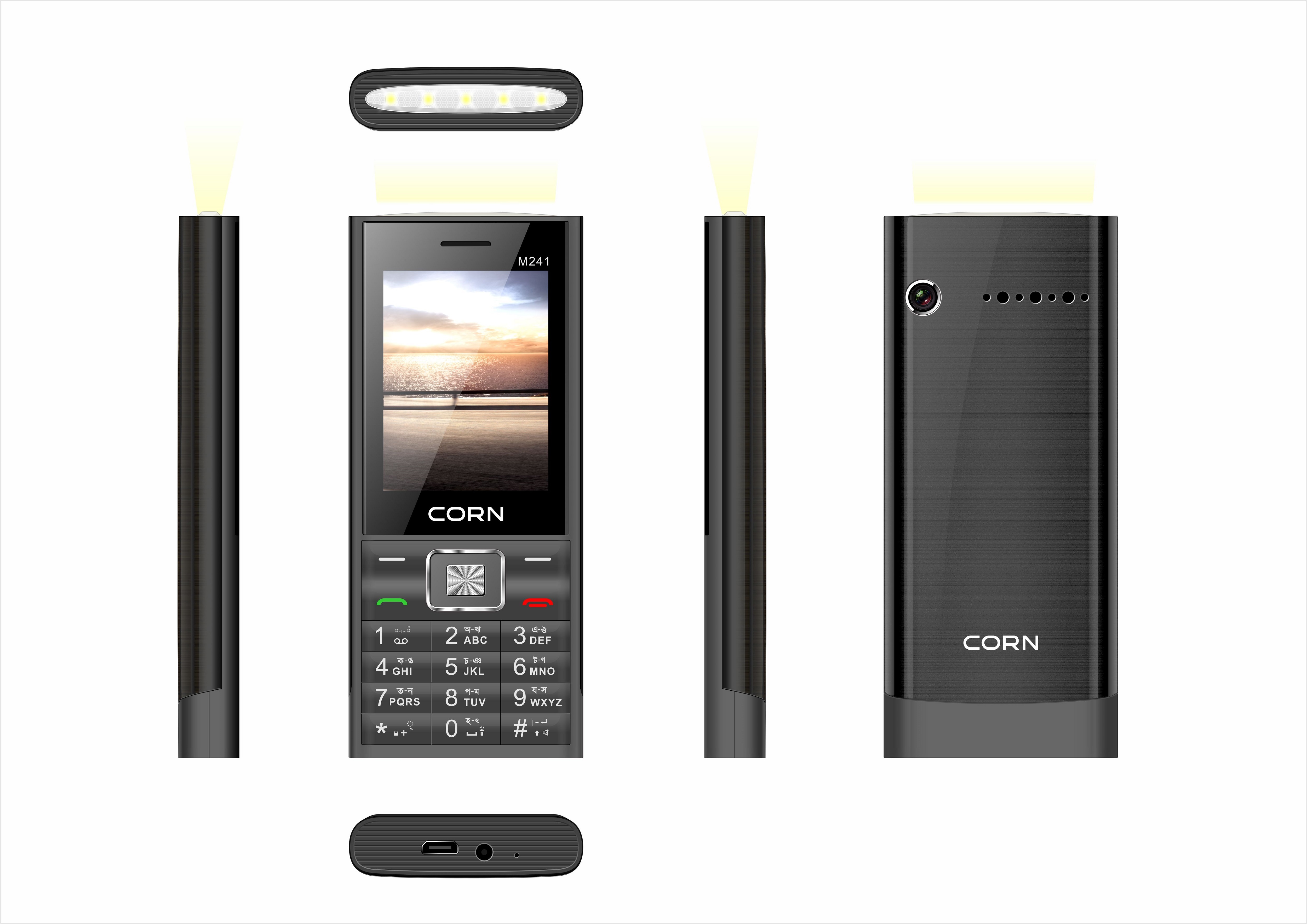 CORN M241 Feature Mobile Phone. 
