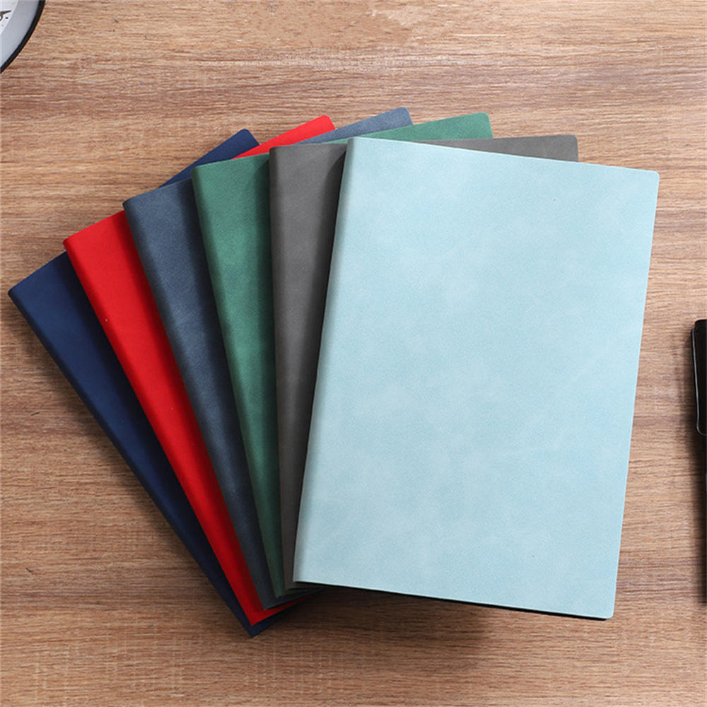 100 Pages Business Notebook Professional Premium Quality Hardcover A5 Notebook A5 Size PU Leather Exercise Book for Office Meetings Business Professionals Journaling -Taking Academic Use. 
