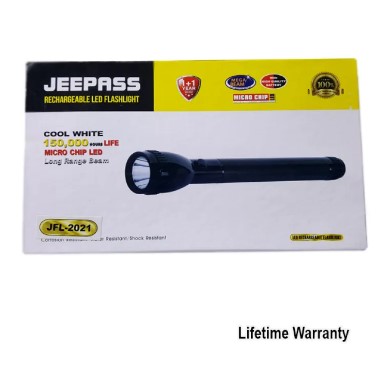 Jeepass শক্তিশালী led টর্চ লাইট টর্চলাইট, দীর্ঘ দূরত্ব led টর্চলাইট রিচার্জেবল led টর্চ লাইট JFL-2021 - torch light