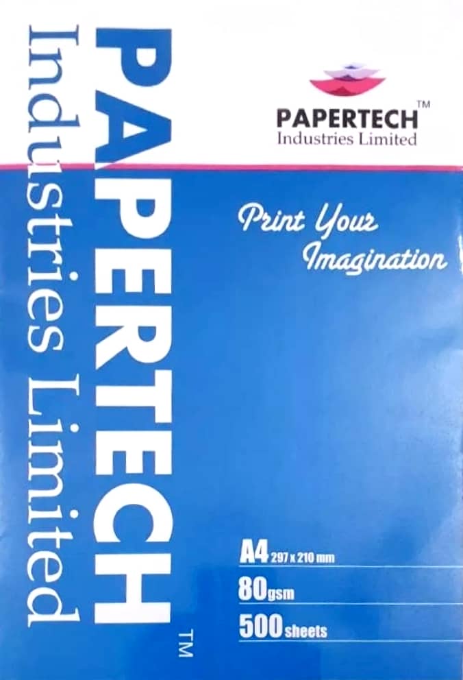 80gsm A4 Size (210 x 297mm) Paper 1 Ream (500 Sheets) for Printing, Photocopying, Writing Etc.. 
