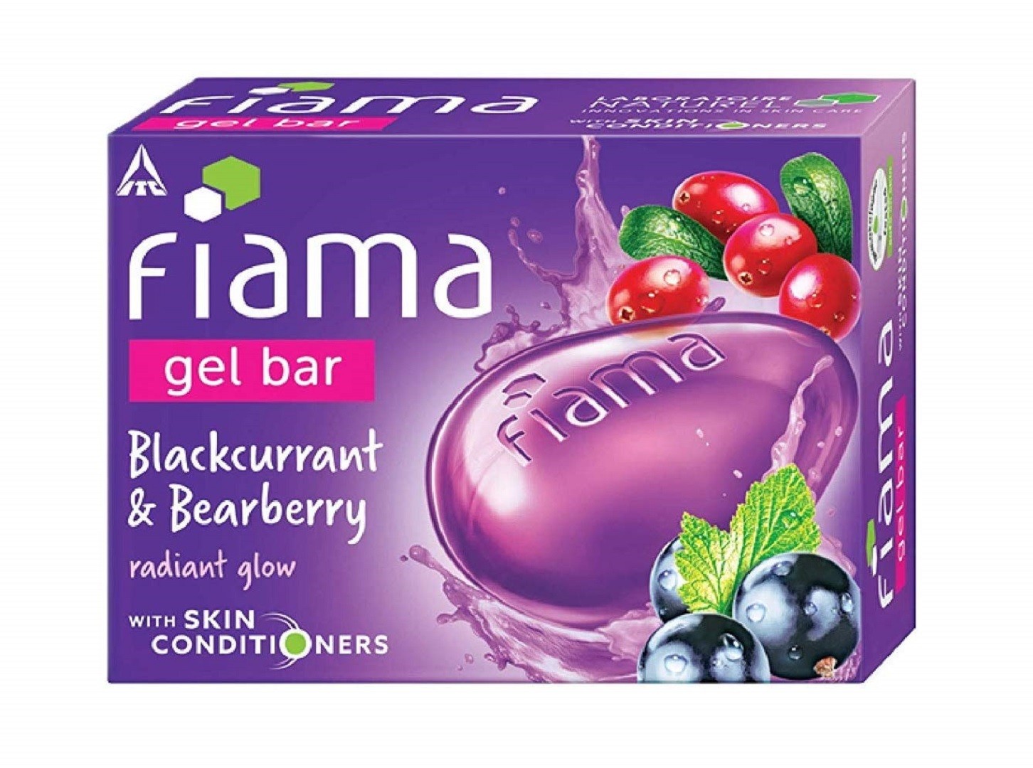 Fiama Gel Bar, Blackcurrant and Bearberry - 125g - Ornate International