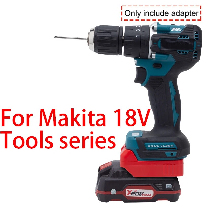 Battery Convertert For MAKITA Tools Compatible with for Lidl Parkside X20V Li-ion Battery Adapter (Without tools and battery). 