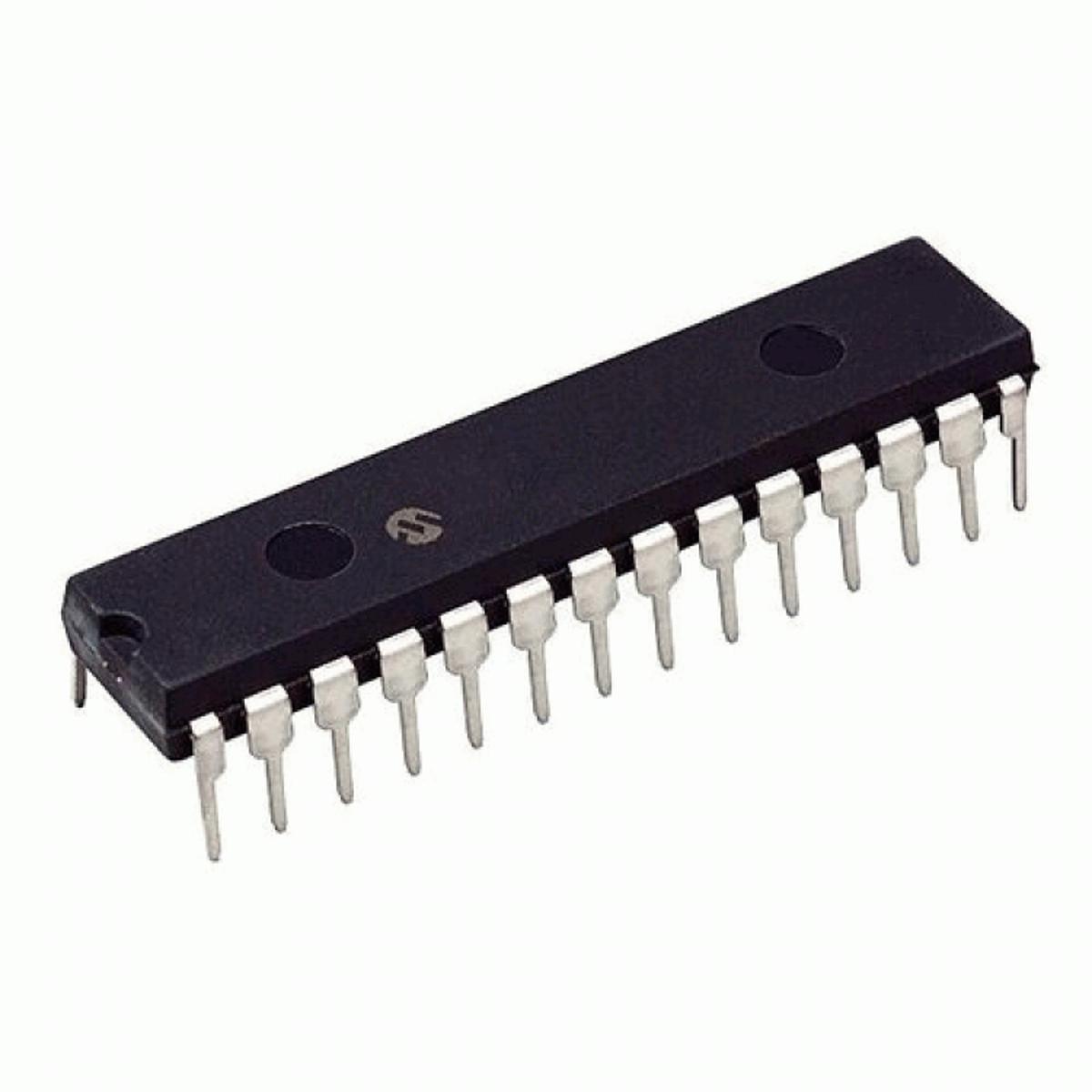 PIC18F2580 PIC-18F2580 PIC 18F2580 Microcontrollers IC 8-Bit 40MHz 32KB Flash Microchip MCU DIP-28 28 Pin Dual In Line Package Chip Electrical Circuitry & Parts