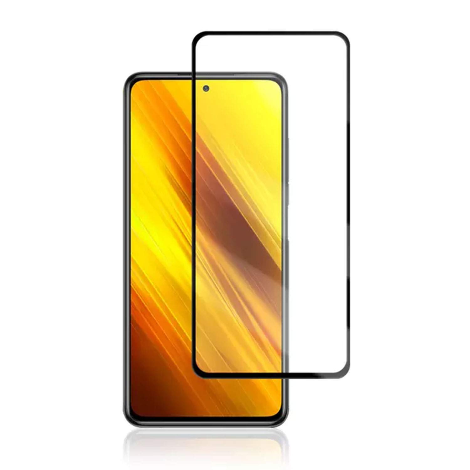 For Nokia 5 21D Tempered Glass Ultra-thin Screen Protector - Black. 