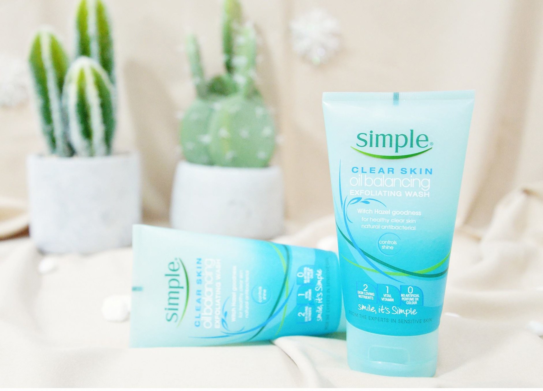 simple exfoliating wash