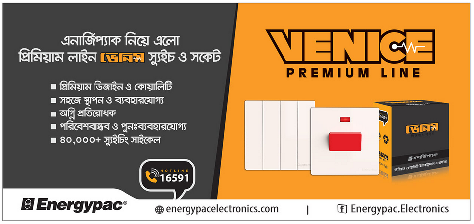 Energypac Venice Series 45A DP Geyser Switch Socket Electrical Wall Power Switch with Indicator. 