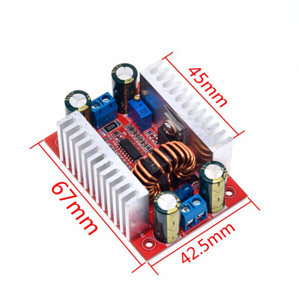Dc-Dc 400W 15A Module Step-Up Boost Converter Constant Current Power Supply Led Driver 8.5-50V To 10-60V Voltage Charger - Power Bank Circuit - power bank circuit. 