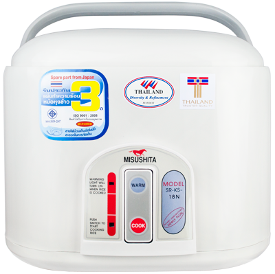 Misushita Electric Rice Cooker 1.8L-Sr-TS-18N Elevate Your Culinary Experience with Effortless Precision and Perfectly Cooked Rice. 