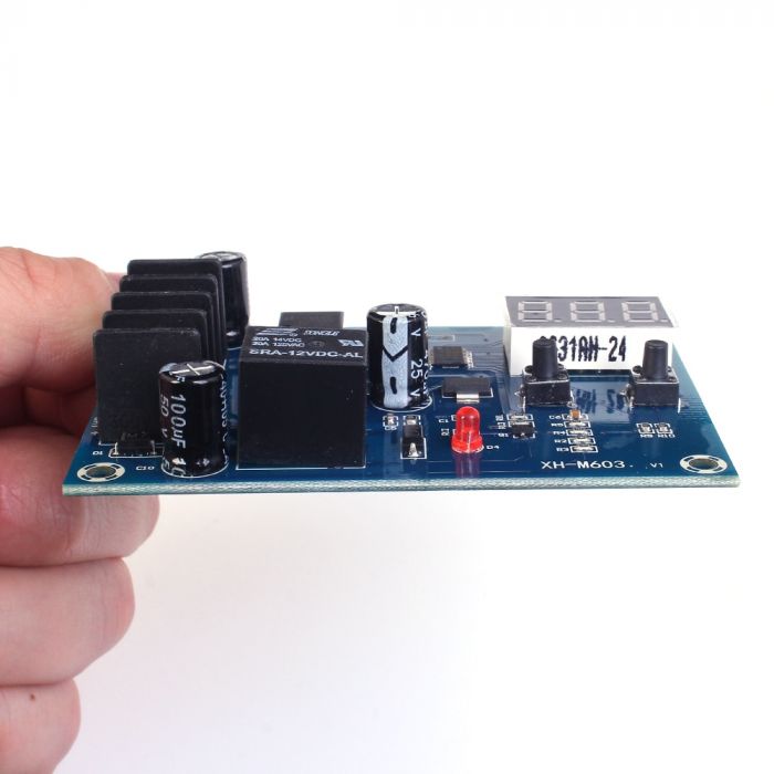 XH-M603 Charging Control Module Digital LED Display Storage Lithium Battery Charger Control Switch Protection Board 12-24V. 