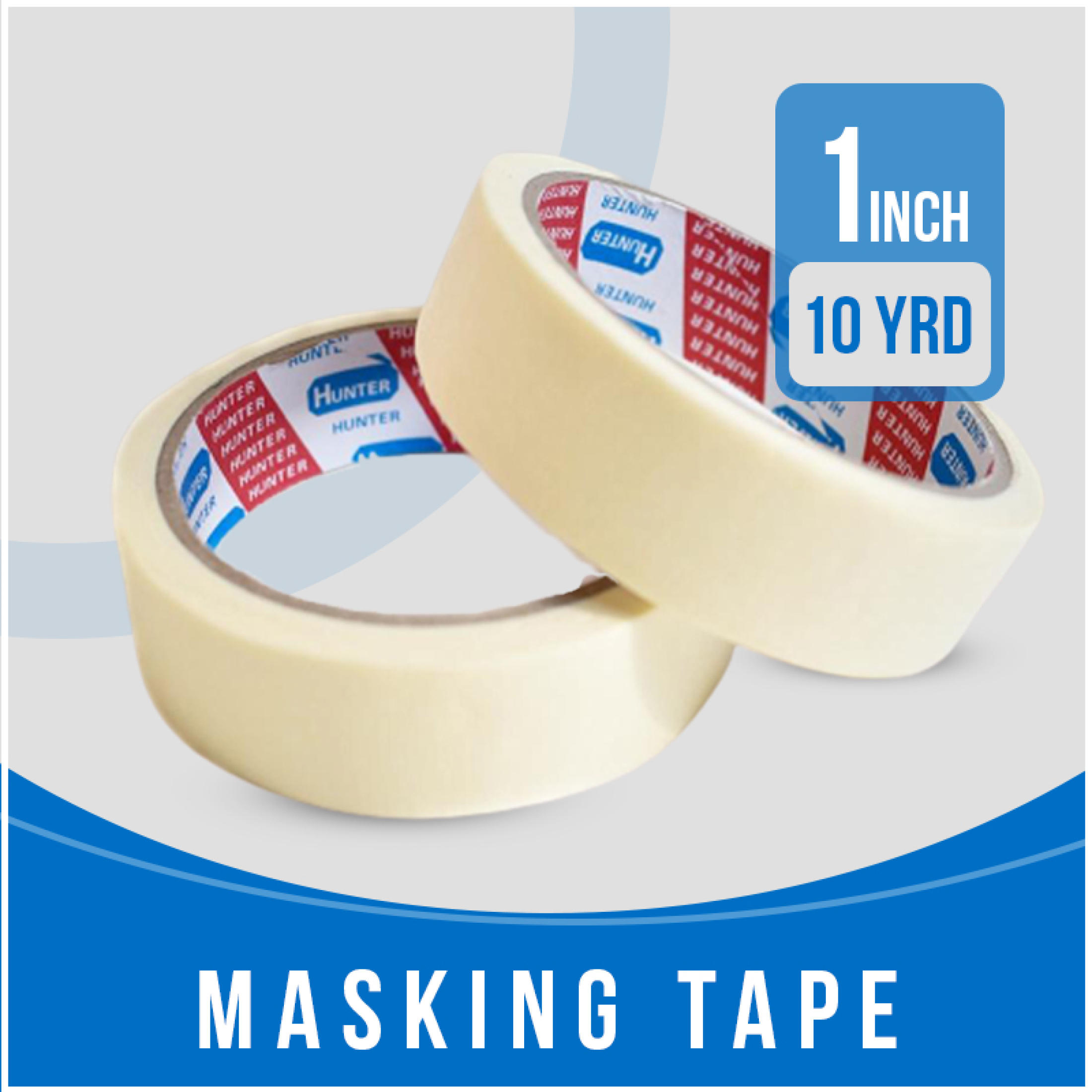 White Paper Masking Tape - 10 Yards. 