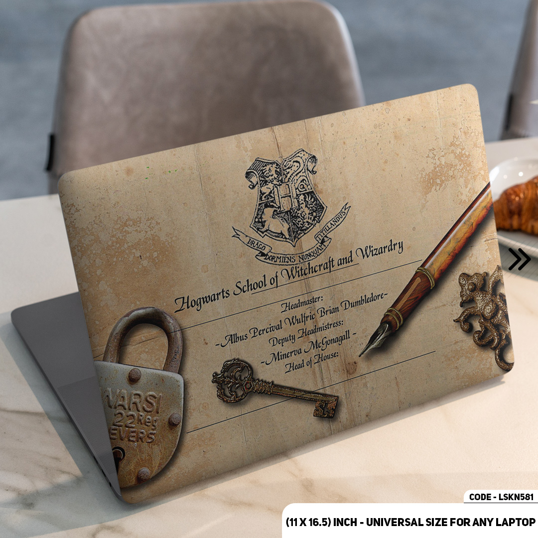 Hand Written Letter Harry Potter Laptop Skin Vinyl Decal Laptop Sticker