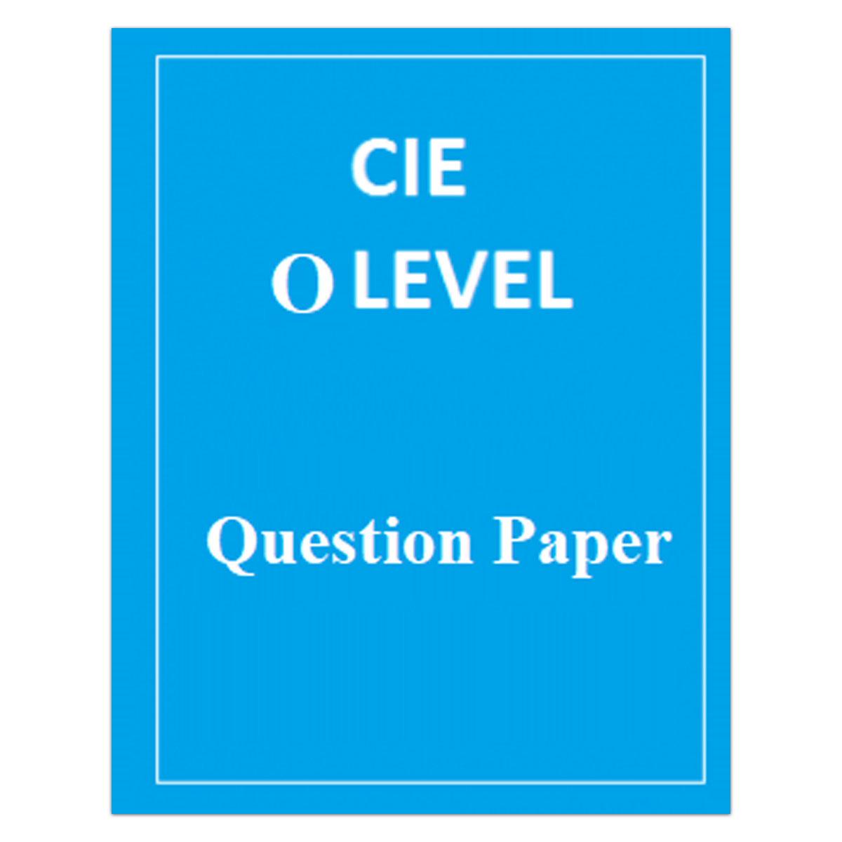 CIE O level Bangladesh Studies Paper 1 & 2 Question Paper