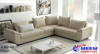 Brand New Cream Color L Shaped Fabric Sofa Set Buy Online At