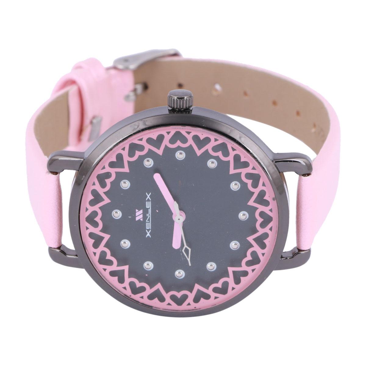 Love Design Xenlex Analog Black Dial Women's Watch With Pink