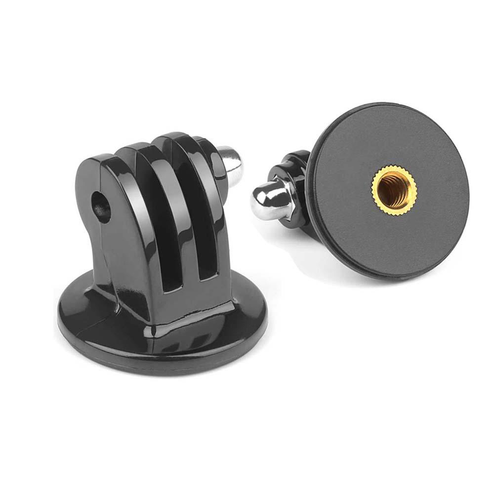SHOOT Tripod Adapter Mount for Gopro Hero 6 5 7 8 9 Black Session Sjcam Sj4000 with 1/4 Inch Hole for Xiaomi Yi 4K Camera Accessory. 