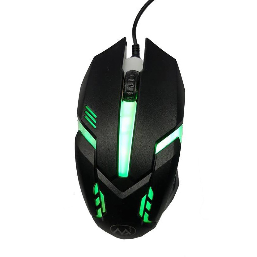Elevate Your Gaming Experience With The M6 7-Color Light Gaming Mouse - Striking Black Design For Maximum Style And Performance. 