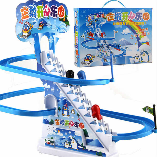 penguin stairs toy