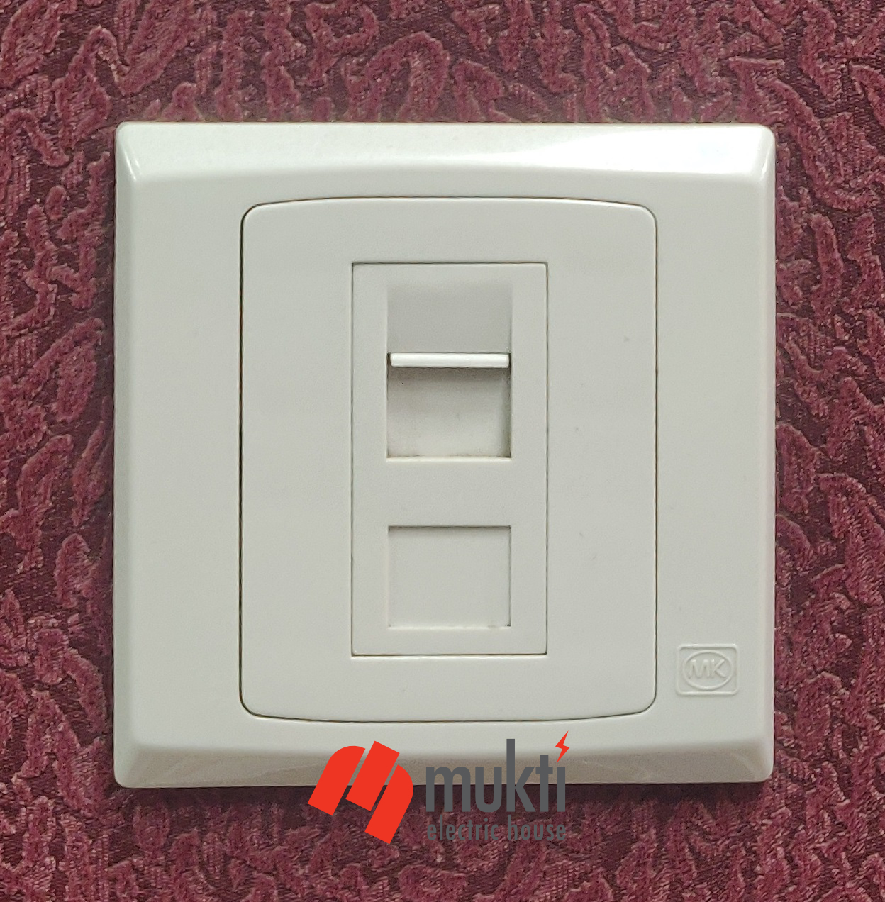MK Made in Singapore SLIMLINE PLUS Internet RJ45 Cat 6 Switch Socket Network Plug Cat6 RJ 45. 