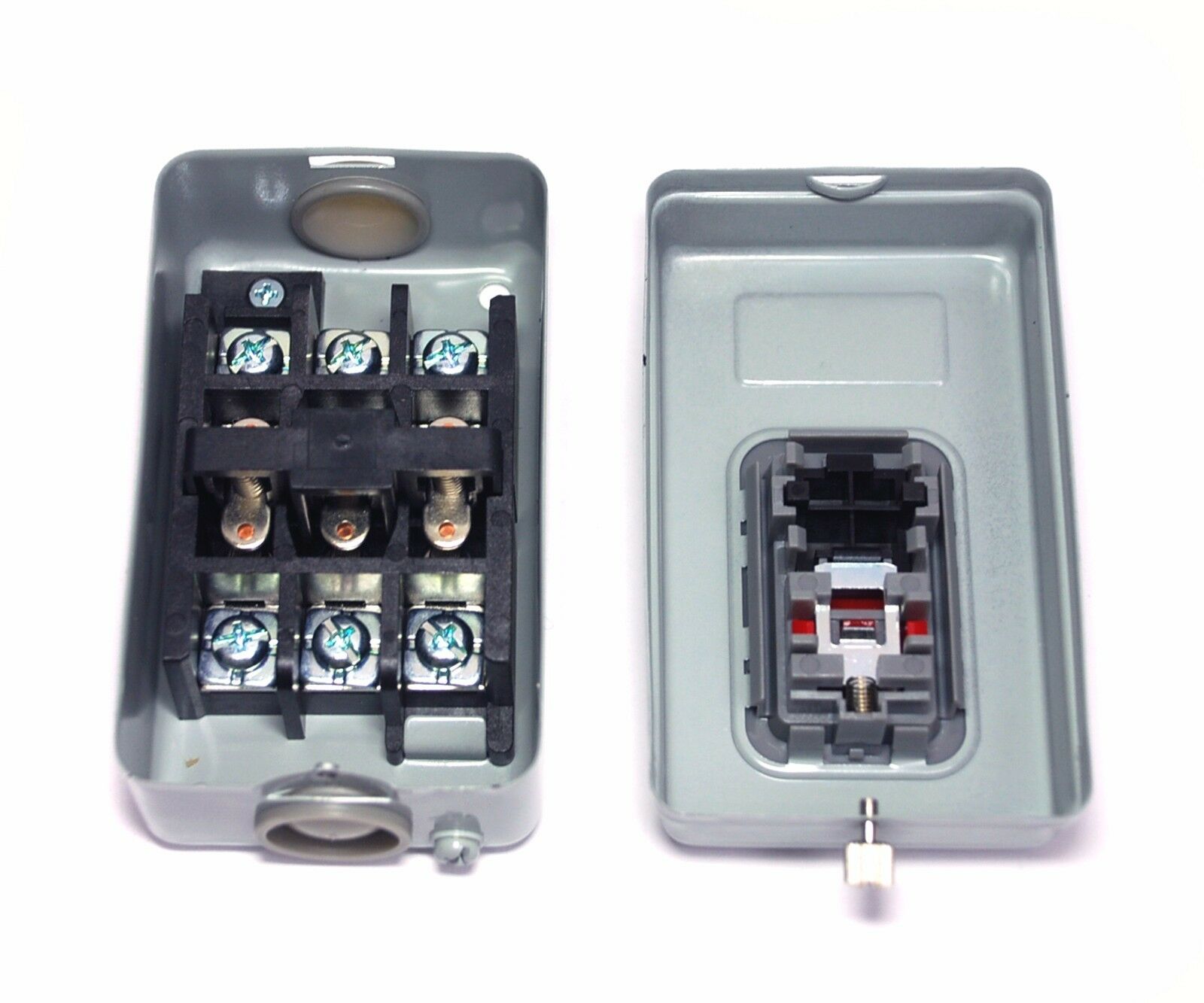 Imported Taiwan tend 30A TBSN-330 Push Button Power Switch Metal Case On-Off Lock Pump Machine Socket. 