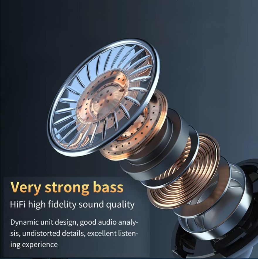 M10 Tws Wireless Bluetooth V5.1 Headphone Mini Earphone Stereo Sport Earbuds Touch Key Led Display Waterproof Headset With Microphone - Bluetooth Headphone. 