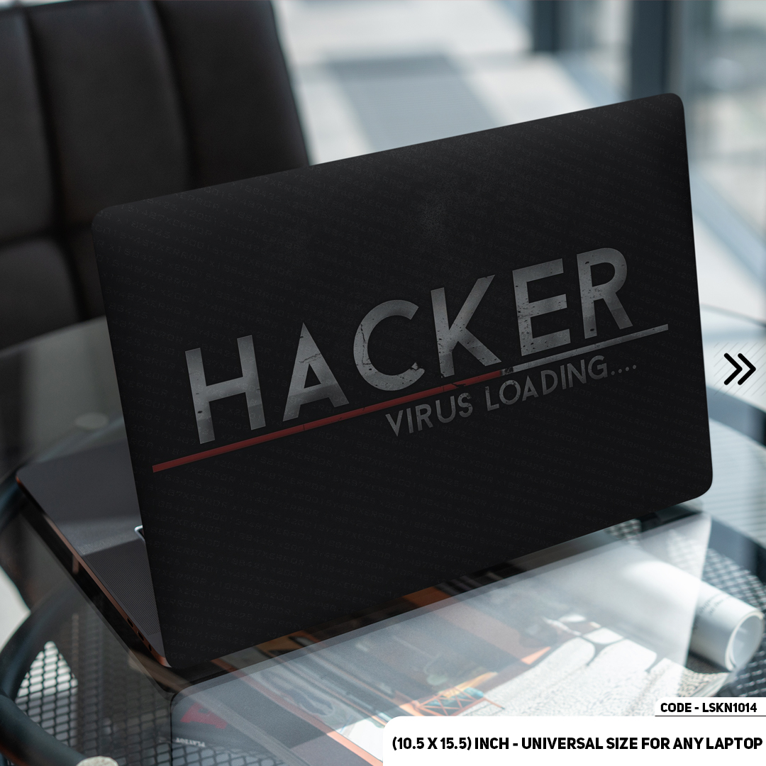 Hacker Logo Laptop Stickers & Laptop Skin Waterproof Removable Laptop Sticker (10.5X15.5) - LSKN1014 - Urban Sticker