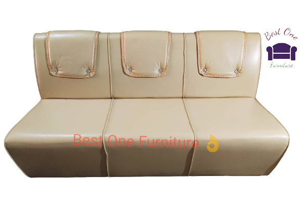 Best One Furniture PU Leather Sofa of 3 Seater - White