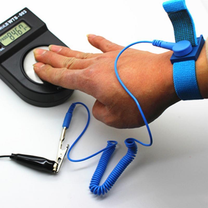 Adjustable Anti Static ESD Wrist Strap Discharge Band Grounding Prevent Shock. 